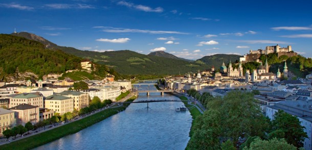     The city of Salzburg 